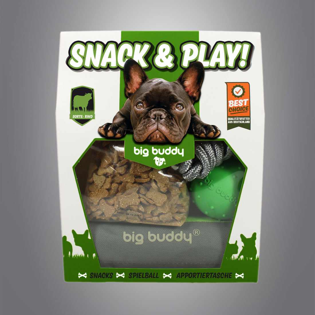 Big Buddy Snack & Play Set / Rind