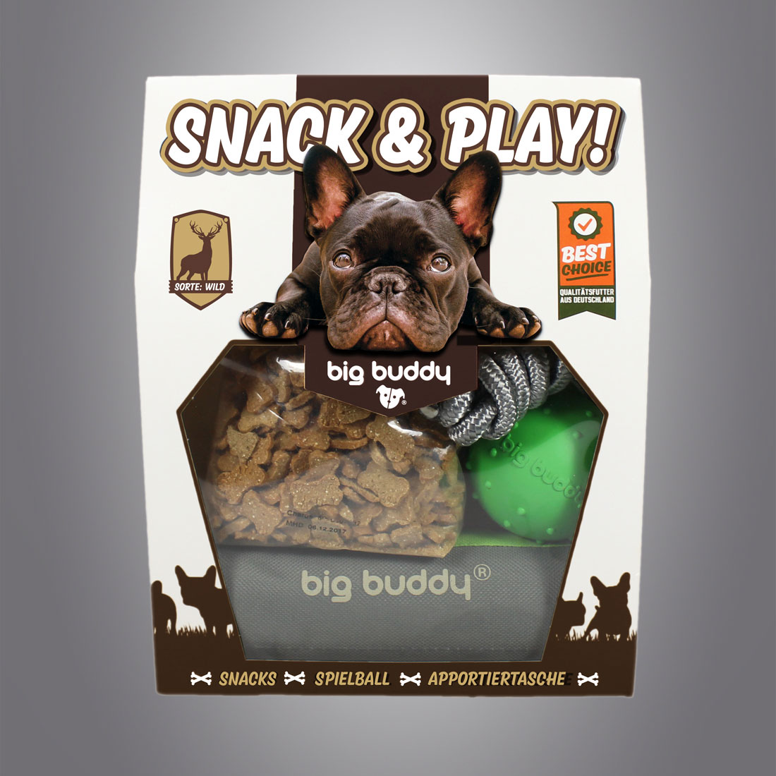 Big Buddy Snack & Play Set / Wild